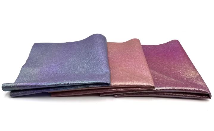 Sleek Upscale PU Leather Materials For Shoes And Bags With Reflective Accents Abrasion Resistanc