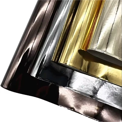0.8mm Boty Kůže Pu Svršek TPU Metalíza Stříbrná Zrcadlo Syntetická Umělá PU Kůže Na tašky Obuv