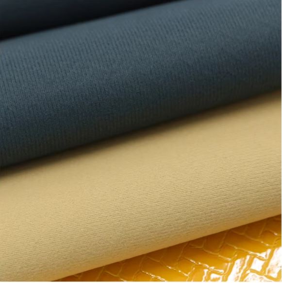 Top Quality Wholesale Custom Color Soft Embossed Pattern Fabric PU Faux Leather For Shoes